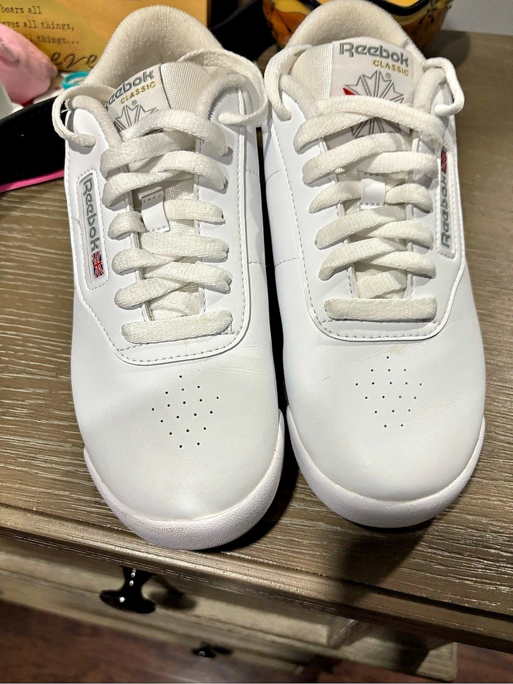 Reebok Princess White Sneaker Women's White Sneakers US 8